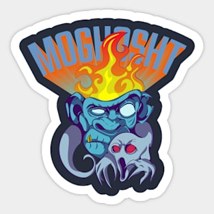 Monkey Ghost Sticker